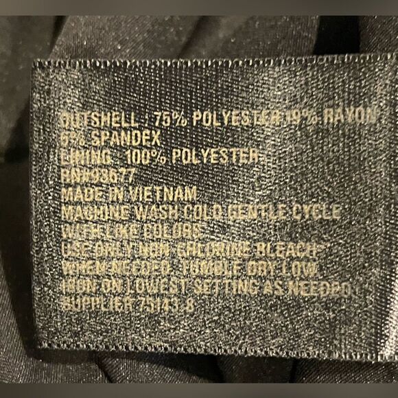 Worthington Classic‎ Sleeveless U-Neck Midi Career Sheath Dress Black Size 10 - Picture 8 of 8